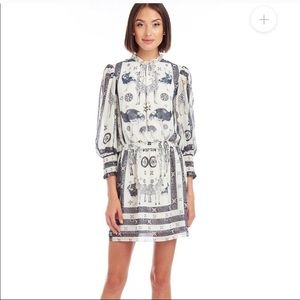 Amanda Uprichard Zoo Print Mini Dress / Size XS